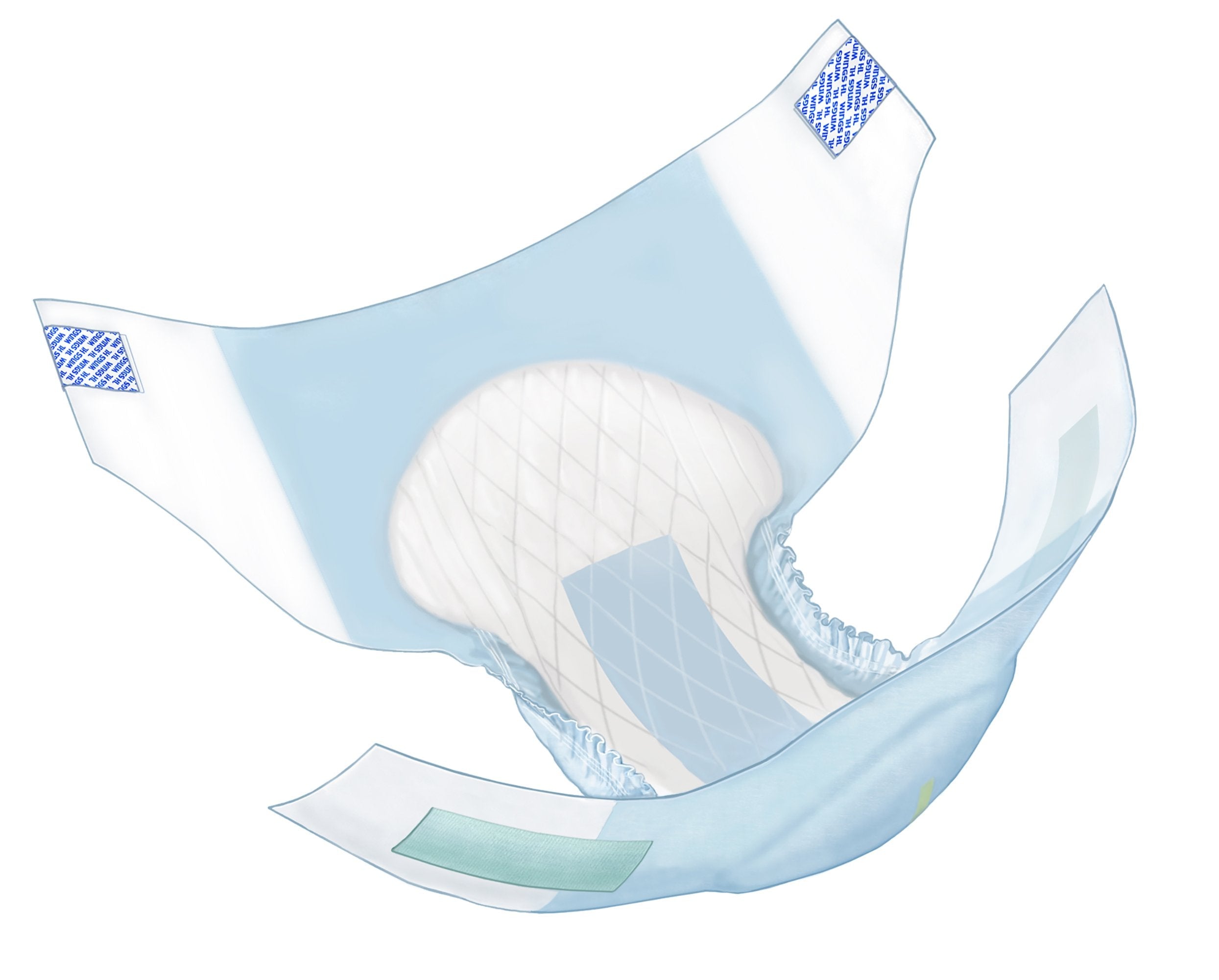 Cardinal Wings Extra Heavy Absorbency Incontinence Brief, Extra Large (60/CS) 