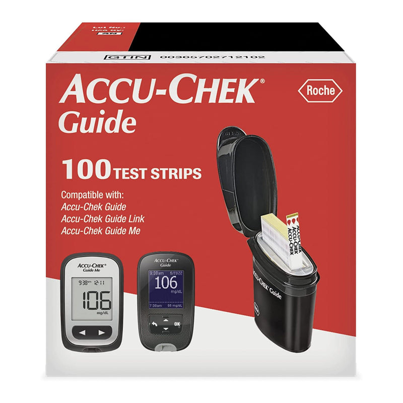 Accu-Chek Guide Blood Glucose Test Strips (Case of 2400)