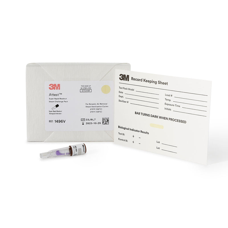 3M Attest Super Rapid Readout Sterilization BI Challenge Pack (Case of 24)