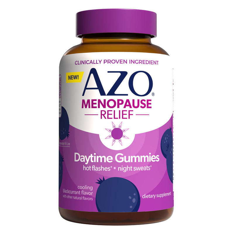 Dietary Supplement AZO Genistein 30 mg Gummie 30 Gummies Blackcurrant Flavor (Case of 360)