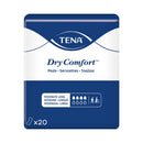 Bladder Control Pad TENA Dry Comfort 12 Inch Length Moderate Absorbency Super Absorbent Core One Size Fits Most (Case of 120)