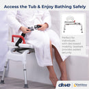 drive Aluminum Bath Transfer Bench, 21 – 25 Inch Seat Height (Each)