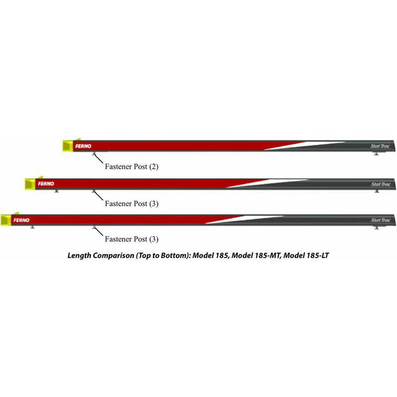 Ferno 185 Series StatTrac Cot Fastening System  Factory New: Short Trac (86") with Mounting Blocks
