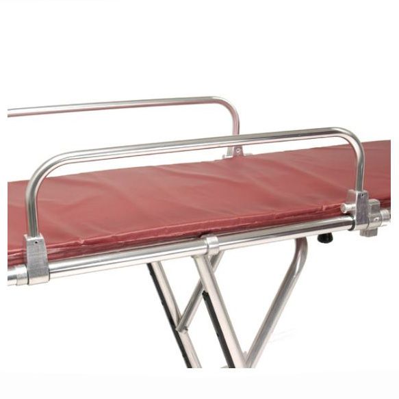Ferno 24-H High Loading Level Roll-In Style Mortuary Cot  With Side Arms and 2 Wheel Locks