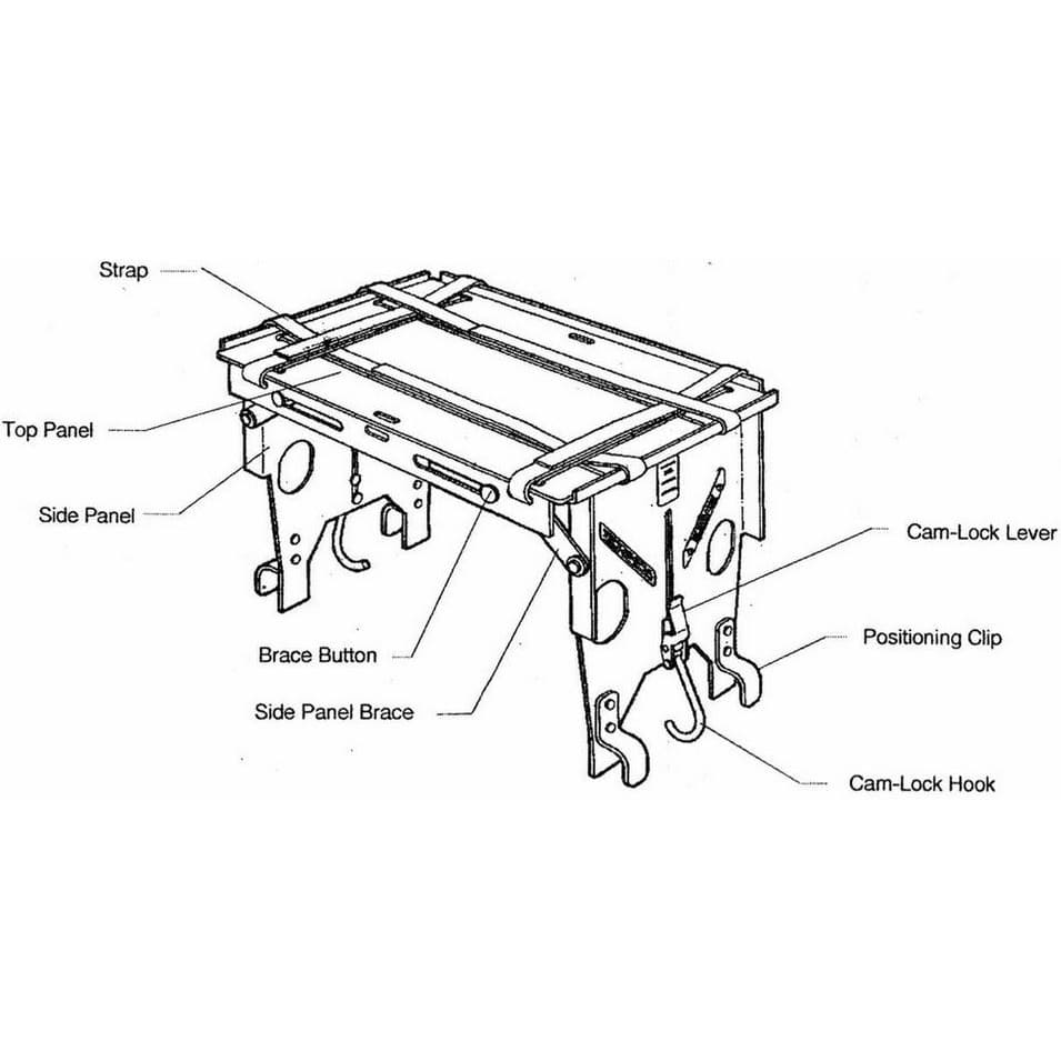 Ferno 274 Pac Rac Equipment Table