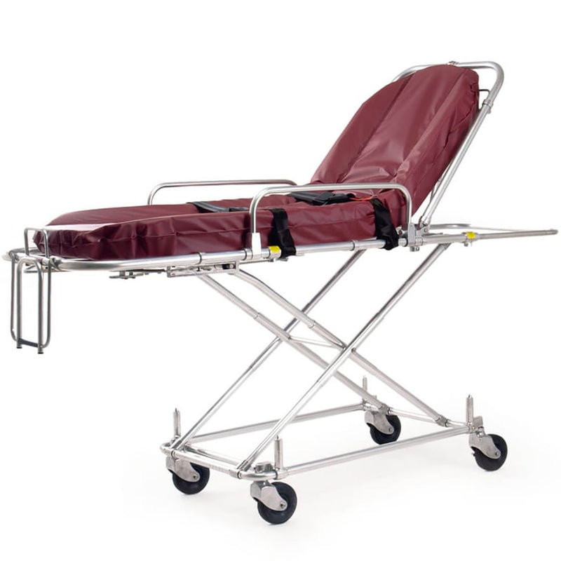 Ferno 30-NM MRI Conditional Ambulance Cot  Burgundy 460 Bolster Cot Mattress