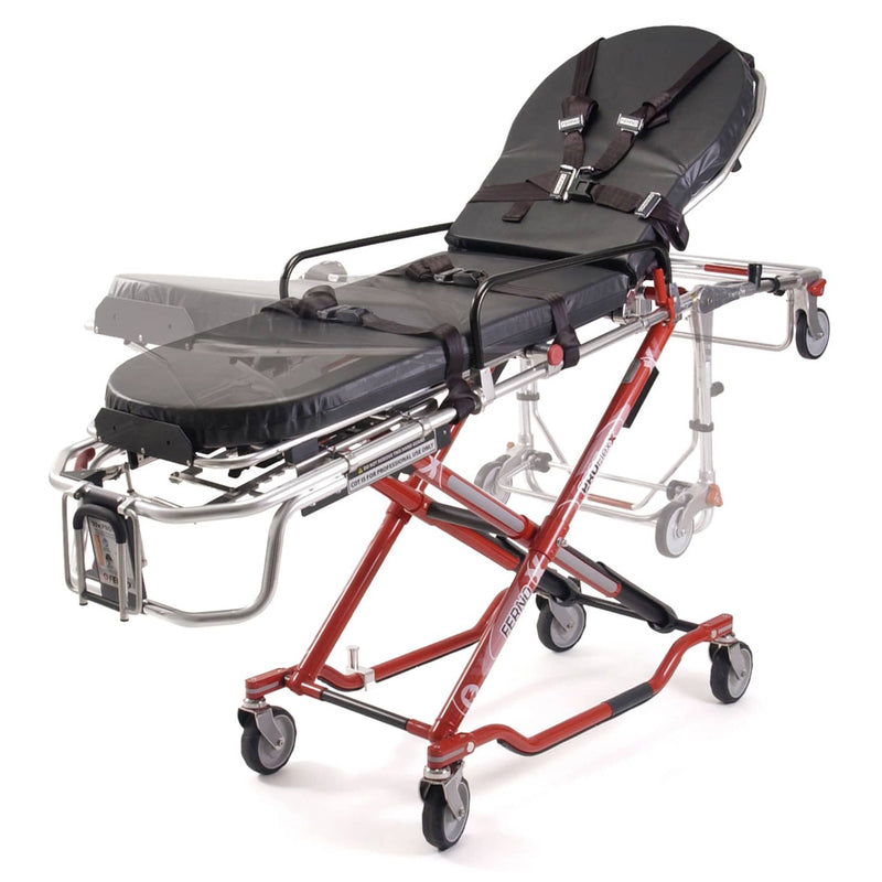 Ferno 35-X PROFlexX X-Frame Ambulance Cot  Factory New - With Universal Side Arms