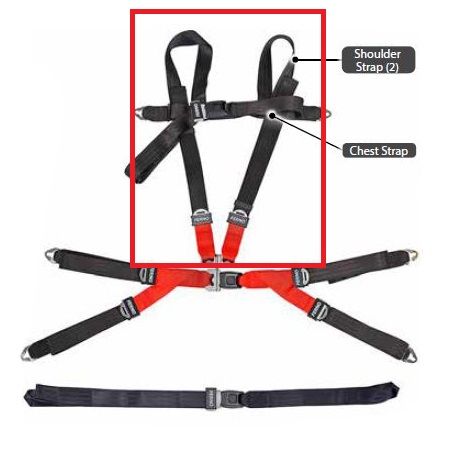 Ferno 417-3 Shoulder Harness Restraint Straps