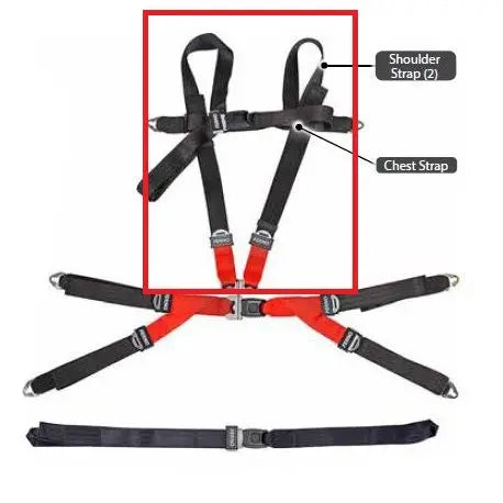 Ferno 417-3 Shoulder Harness Restraint Straps