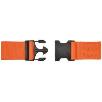 Ferno 430-P Polypropylene Restraint  2 Piece - 7 Feet - Orange