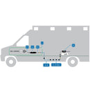 Ferno ICS AC with Floor Cup Kit - Schematic