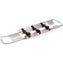 Ferno Model 65 Scoop Stretcher with black restraints