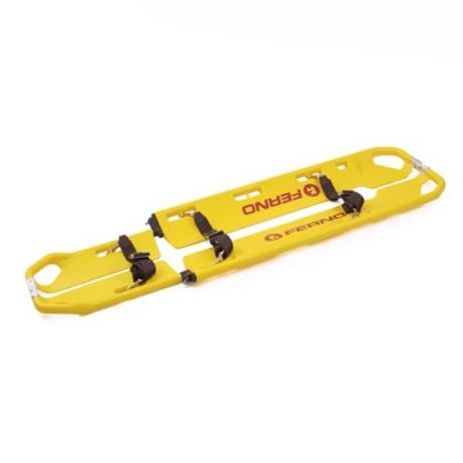 Ferno 65 Scoop EXL Stretcher with 430-P Black Restraints (3/Pack)  Yellow
