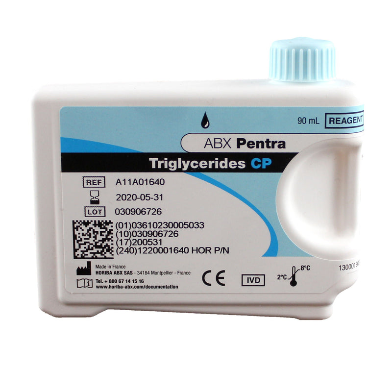 General Chemistry Reagent ABX Pentra Triglycerides For ABX Pentra 400 Clinical Chemistry Analyzer 327 Tests (Each)