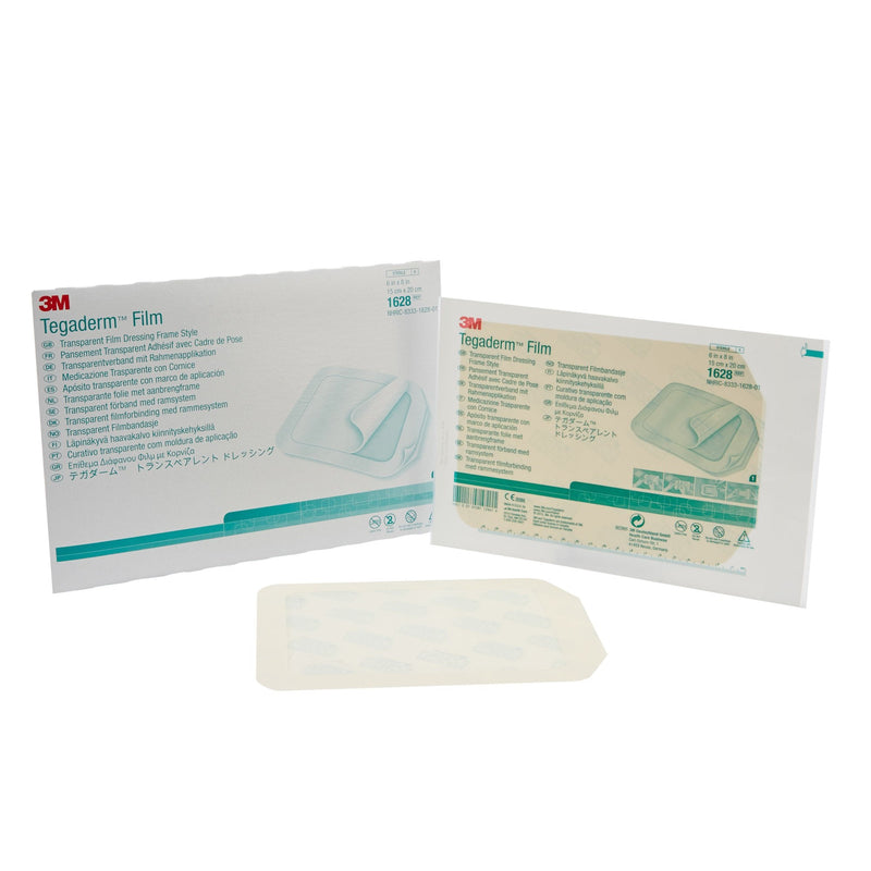 3M Tegaderm Transparent Film Dressing, 6 x 8 Inch (Case of 80) 
