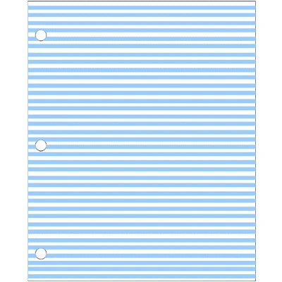 Adhesive Color Identification Sheets - Light Blue with White Stripes - 96-1852