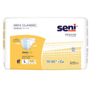 Seni Classic Incontinence Briefs for Men and Women, Moderate Absorbency, Large (Case of 100) 