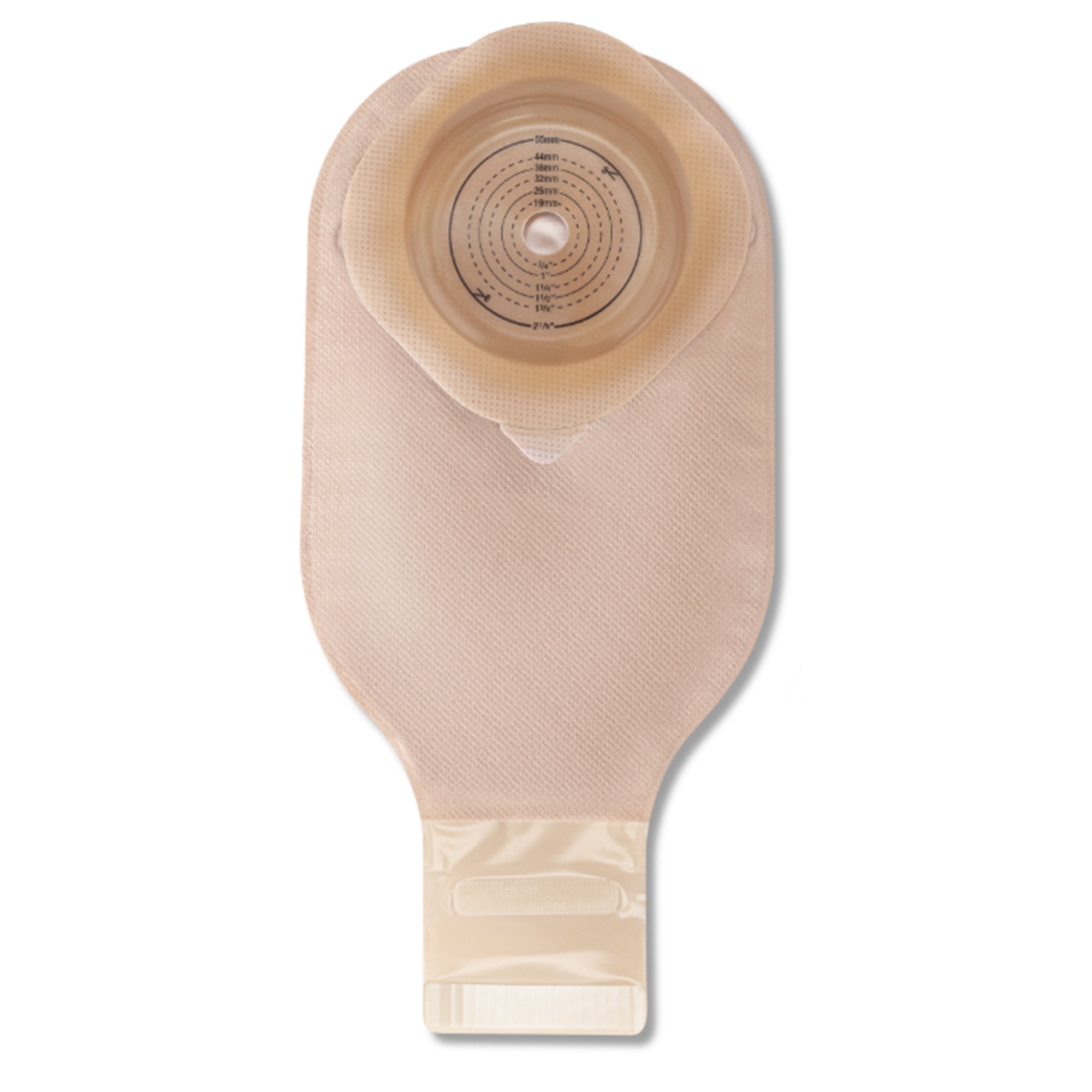 Hollister CeraPlus One-Piece Clear Soft Convex Ostomy Pouch, Cut to Fit Stomas up to 55mm (5/BX) 