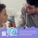 Playhouse MD Playhouse MD Nasal Aspirator for Babies and Toddlers, Blue, Elephant Character (12/CS) 