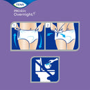 Essity HMS North America Inc Tena ProSkin Overnight Super Fully Breathable Underwear, Extra Large (48/CS) 