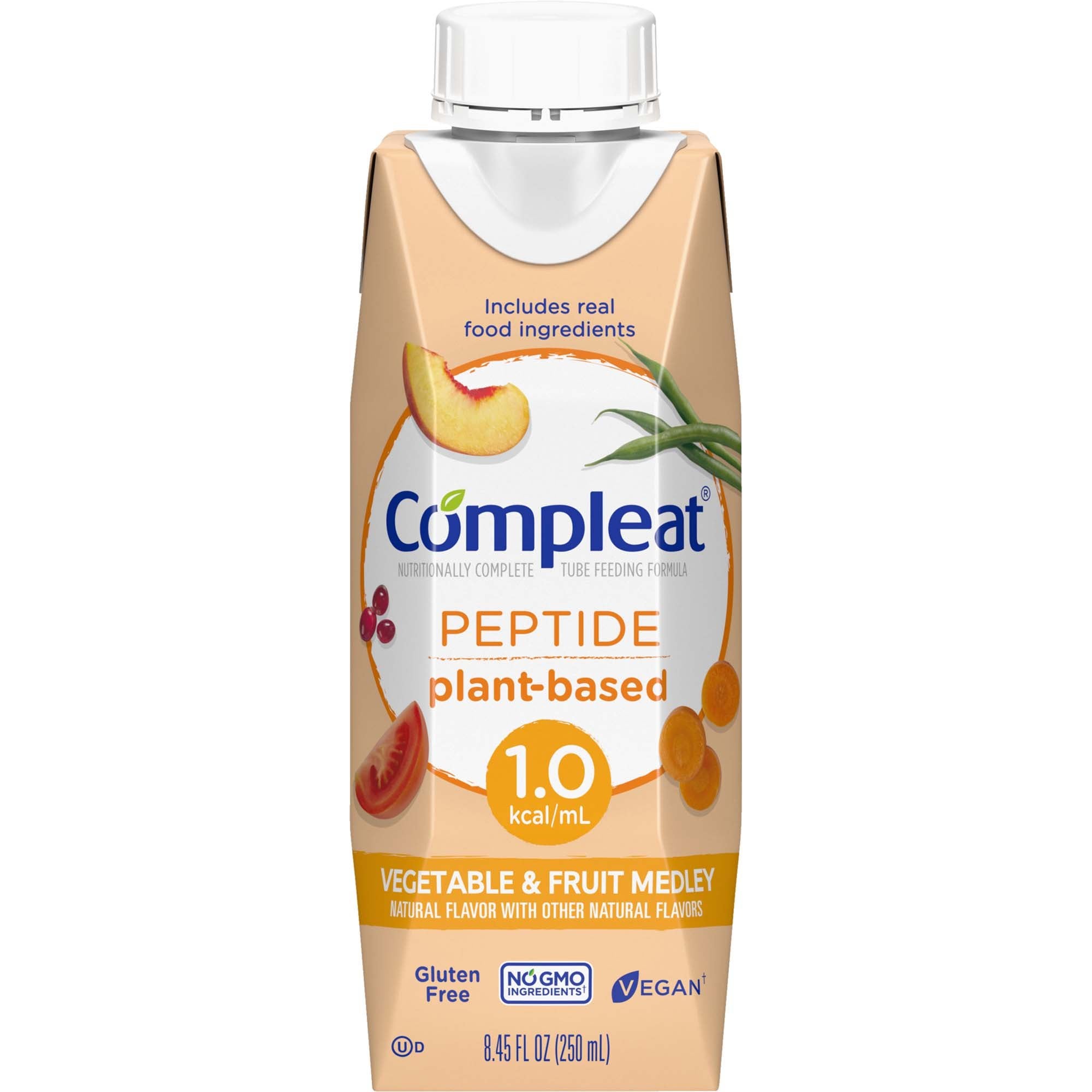 Compleat Peptide 1.0 Nutritionally Complete Tube Feeding Formula (Case of 24)