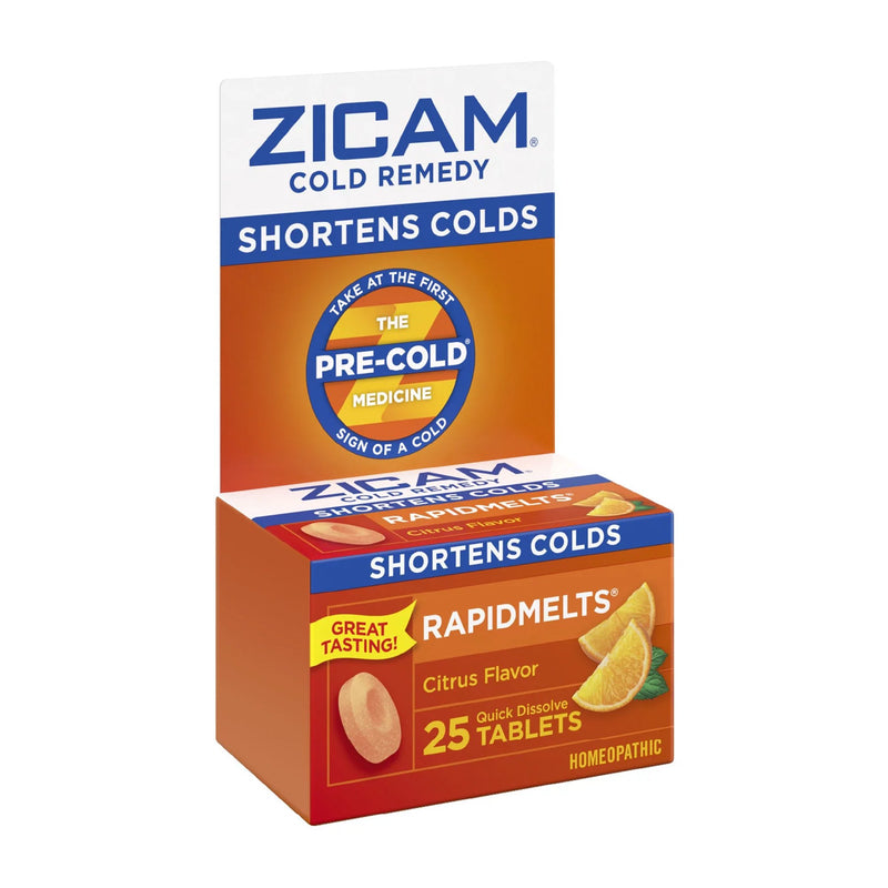 Zicam Cold Remedy RapidMelts Tablets Citrus (Bottle of 25)