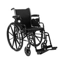 McKesson Lightweight Wheelchair, 16 Inch Seat Width (Each)