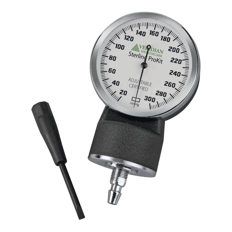 Sterling Series ProKit Aneroid Sphygmomanometer with Stethoscope, Dark Blue