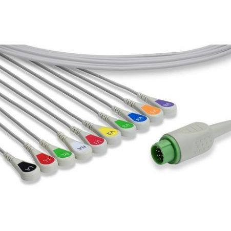 Fukuda Denshi One Piece EKG Cable 