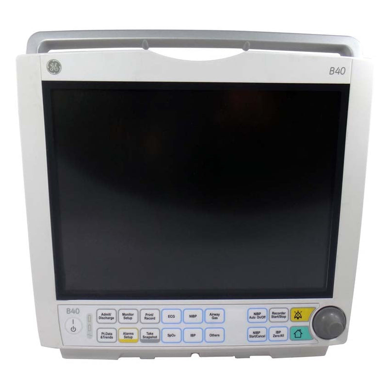 GE B40 Patient Monitor  3 Lead ECG, Nellcor SpO2