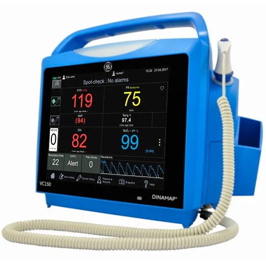GE CARESCAPE VC150 Vital Signs Monitor  Masimo, Exergen, Dinaclick, Continuous Measurement