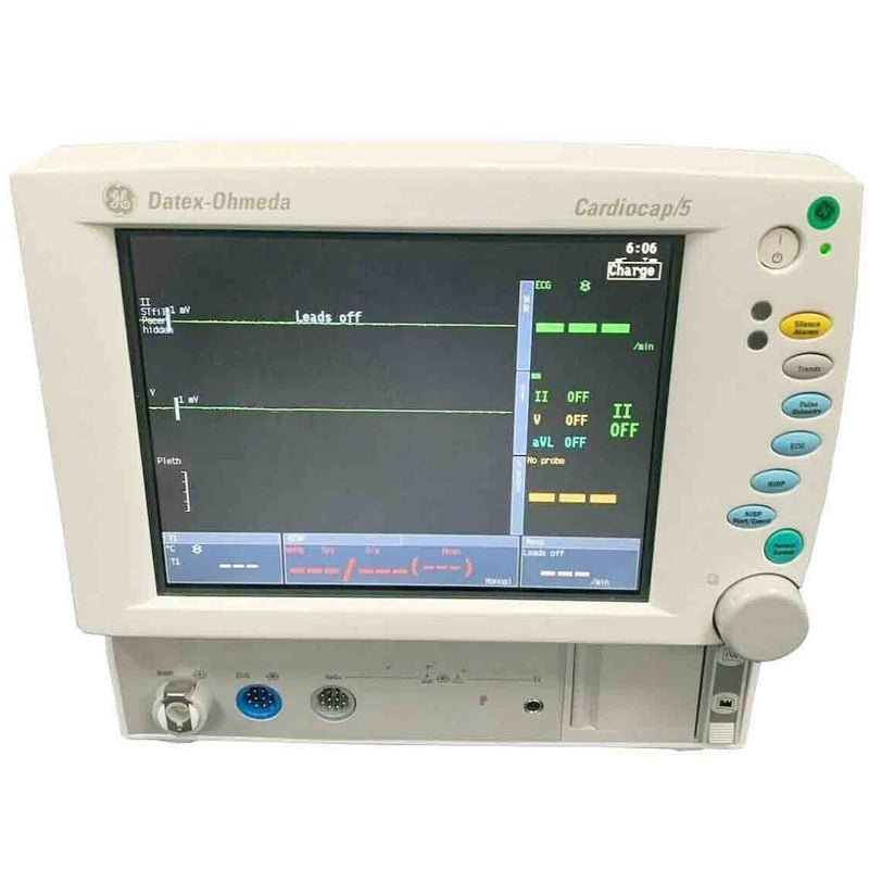 GE Datex-Ohmeda Cardiocap/5 Patient Monitor  With CO2; GE Datex-Ohmeda SpO2