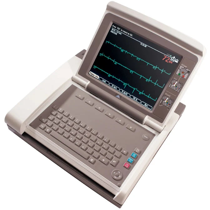GE MAC 5500 HD Resting ECG Analysis System with screen on