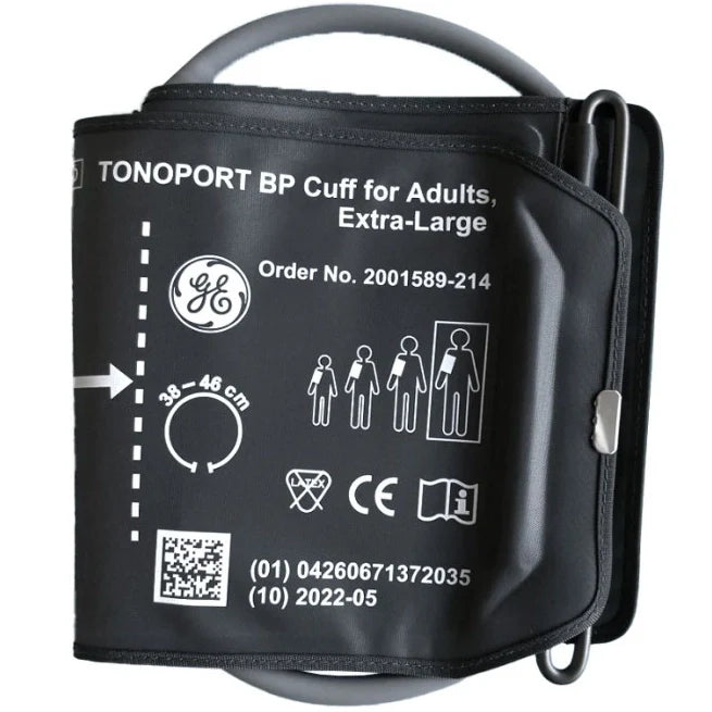 GE TONOPORT Blood Pressure Cuff  Extra-Large (38 to 46 cm)