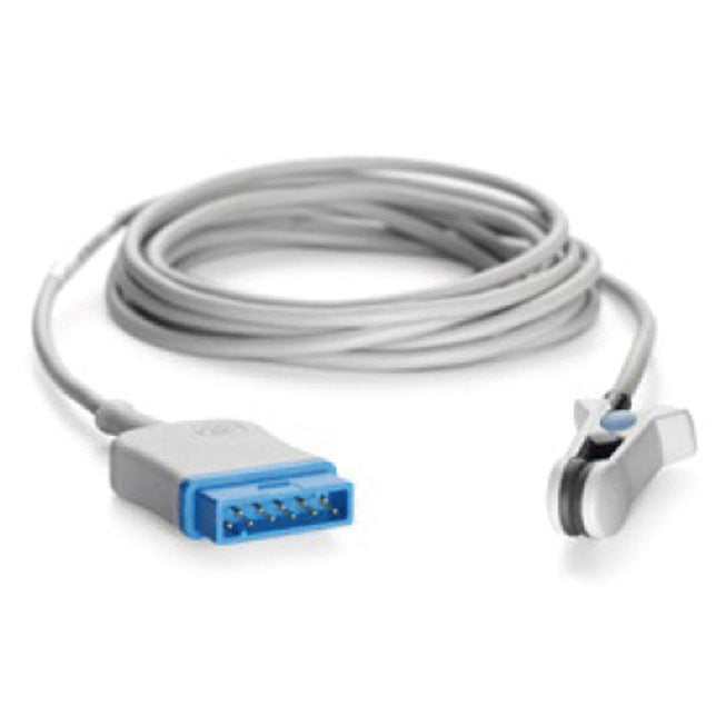 GE TruSignal Integrated SpO2 Reusable Sensor  GE - Adult/Pediatric Ear - 4m
