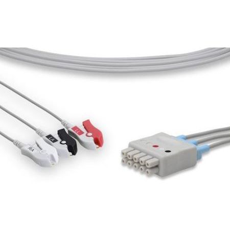 GE Ultrasound ECG Leads  3 Leads Clip for Vivid Systems