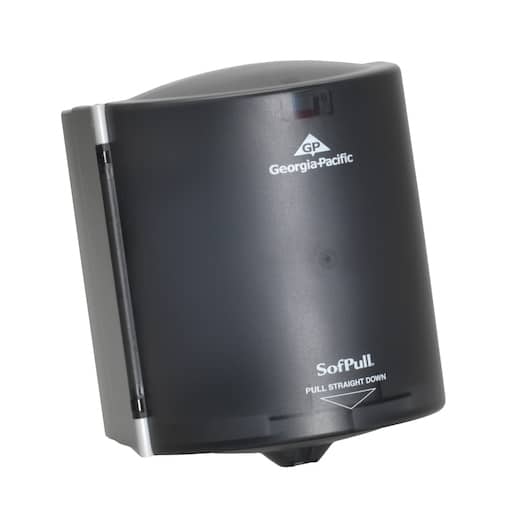 Georgia-Pacific Black Opaque SofPull Towel Dispenser