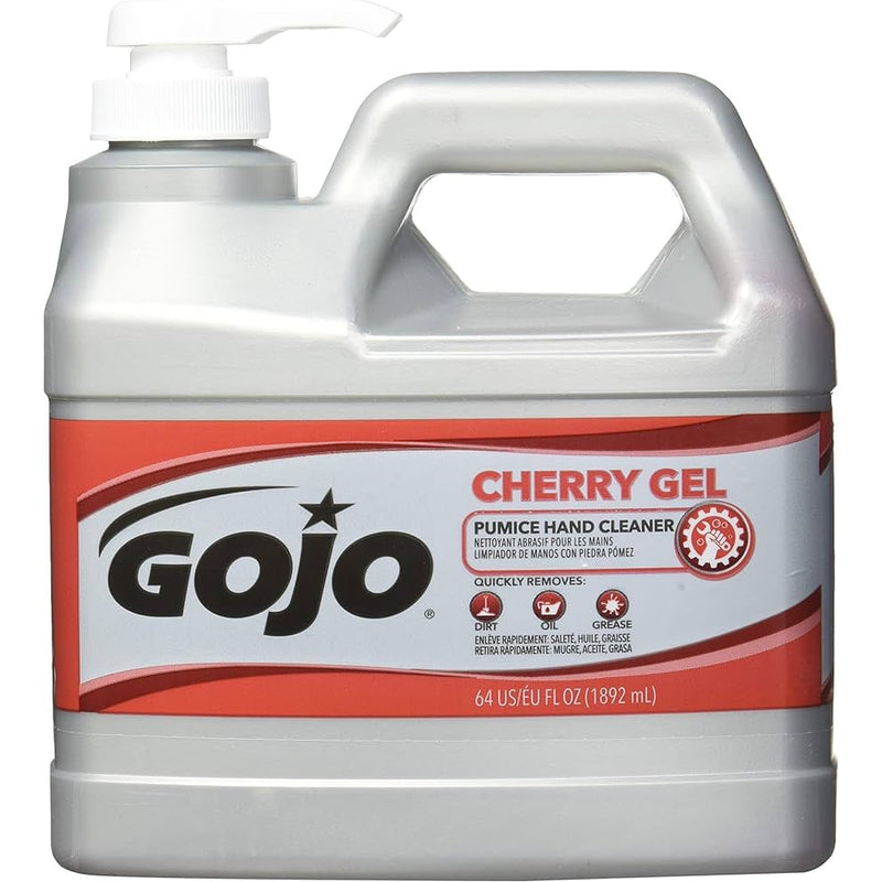 GOJO Cherry Gel Pumice Hand Cleaner - 1/2 Gallon Pump Bottle