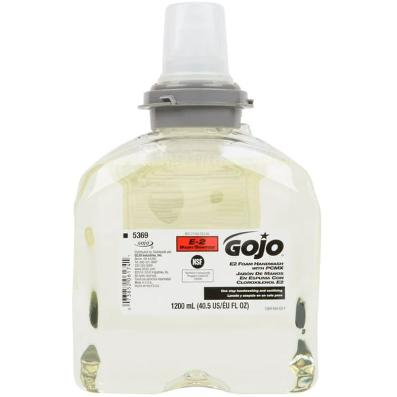GOJO E2 Foam Handwash With PCMX Refill  For TFX (1200 mL) (2/Case)