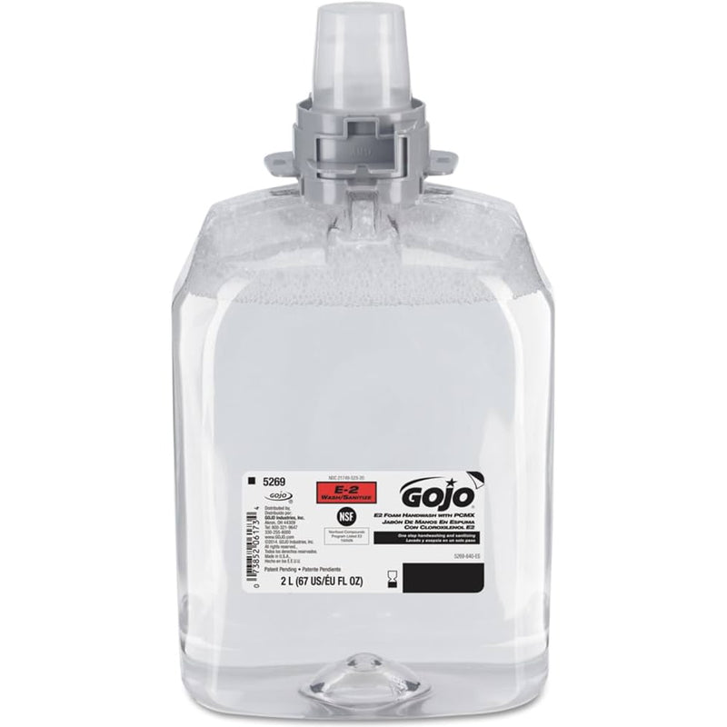 GOJO E2 Foam Handwash With PCMX Refill  For FMX-12 (1250 mL) (4/Case)