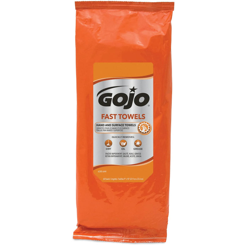 GOJO Fast Towels  Toolbox Pack of 60 (6/Case)