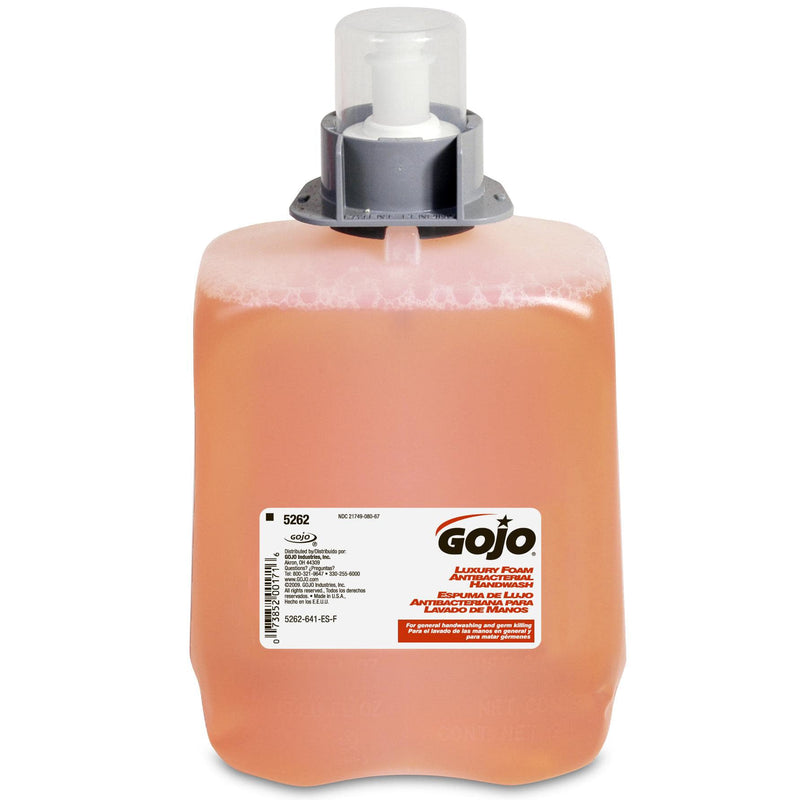 GOJO Luxury Foam Antibacterial Handwash Refill  For FMX-20 (2000 mL) (2/Case)
