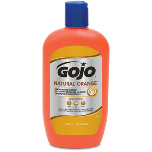 GOJO NATURAL ORANGE Smooth Hand Cleaner  14 fl oz Bottle (12/Case)