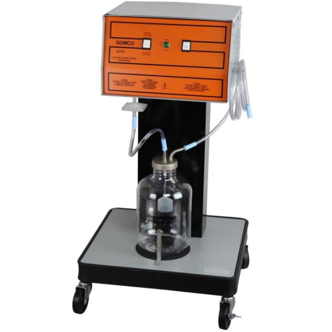 Gomco Model 6000 Gastric Drainage Aspirator  115 V - With 2100 ml Disposable Canister