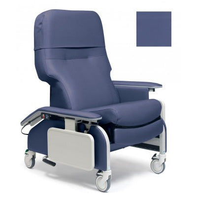Graham-Field Lumex Deluxe Clinical Care Recliner With Drop Arms  Royal Blue