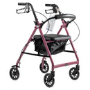 Dynarex DynaGo Quad 6 - Aluminum  Pink