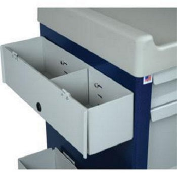 Harloff Cup and Straw Holder - 2 Sections  With Lid