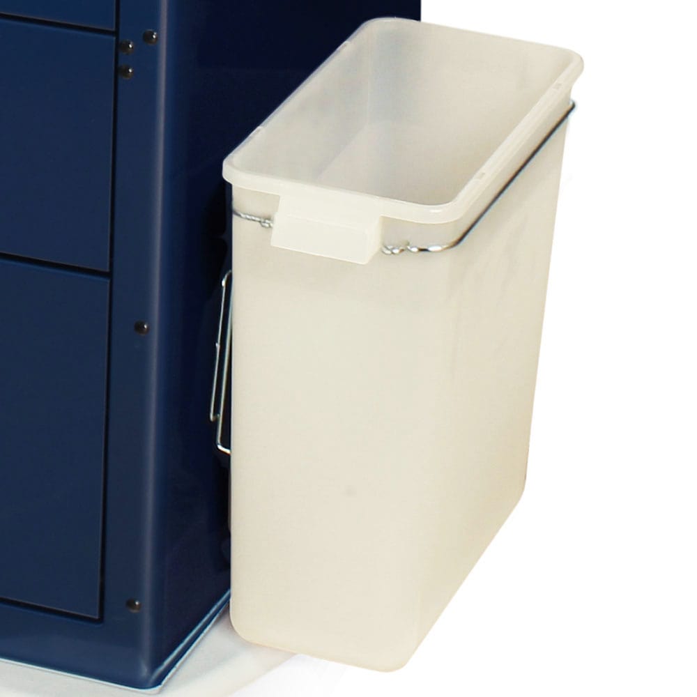 Harloff 3 Gallon Plastic Waste Container installed