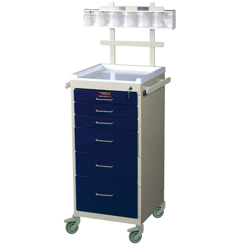 Harloff 3156K-ANS Mini Line Anesthesia Cart  Yellow