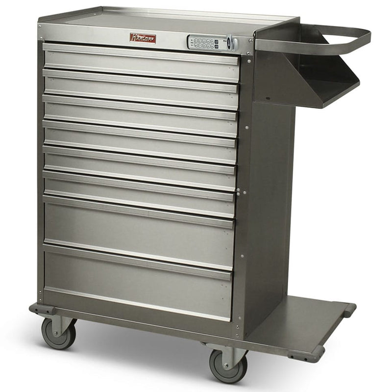 Harloff 6020 Stainless Steel Cast Cart  With Basic Electronic Pushbutton Lock
